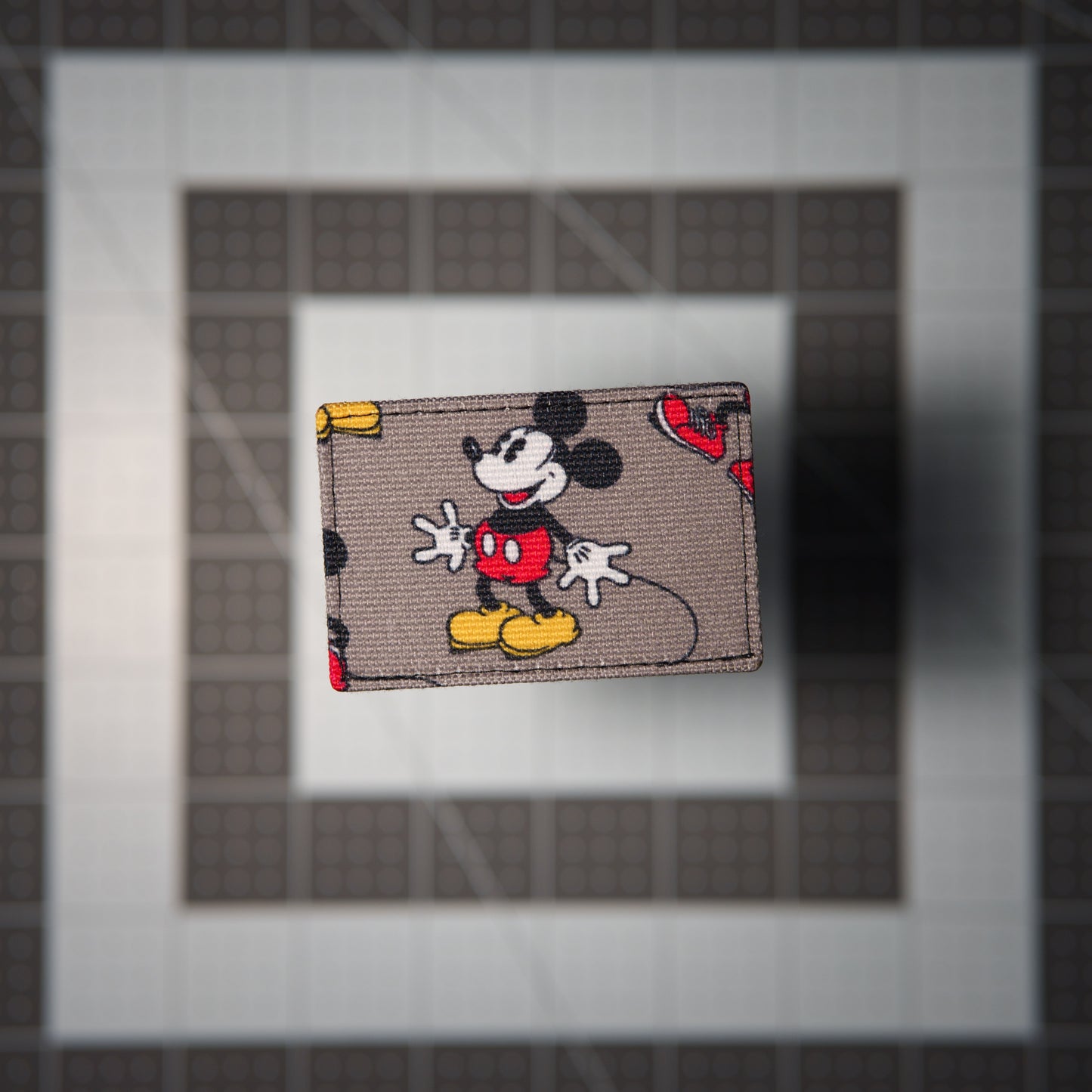 Mouse Pose Patches (Salvaged Fabric)