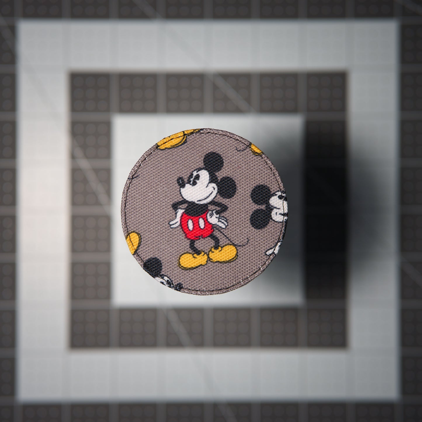 Mouse Pose Patches (Salvaged Fabric)