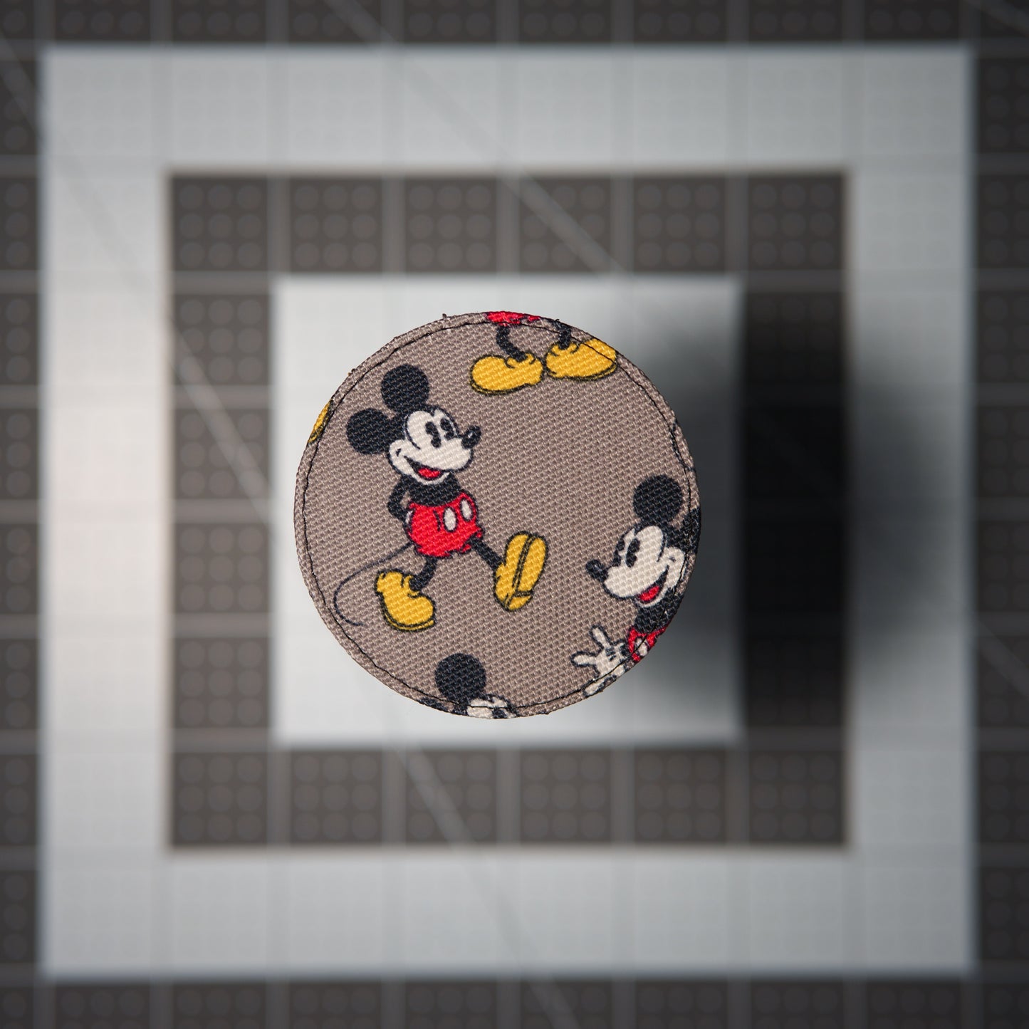 Mouse Pose Patches (Salvaged Fabric)