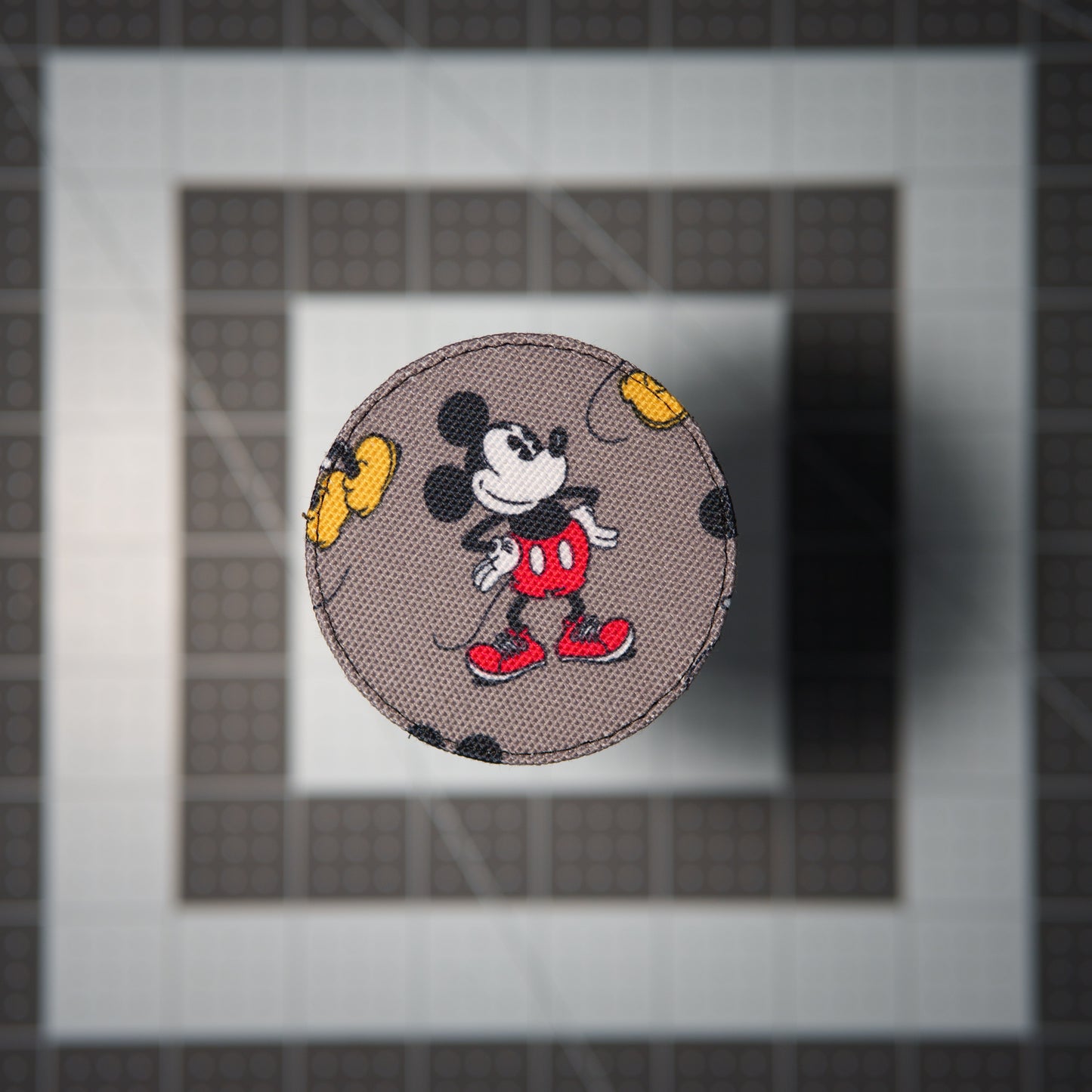 Mouse Pose Patches (Salvaged Fabric)