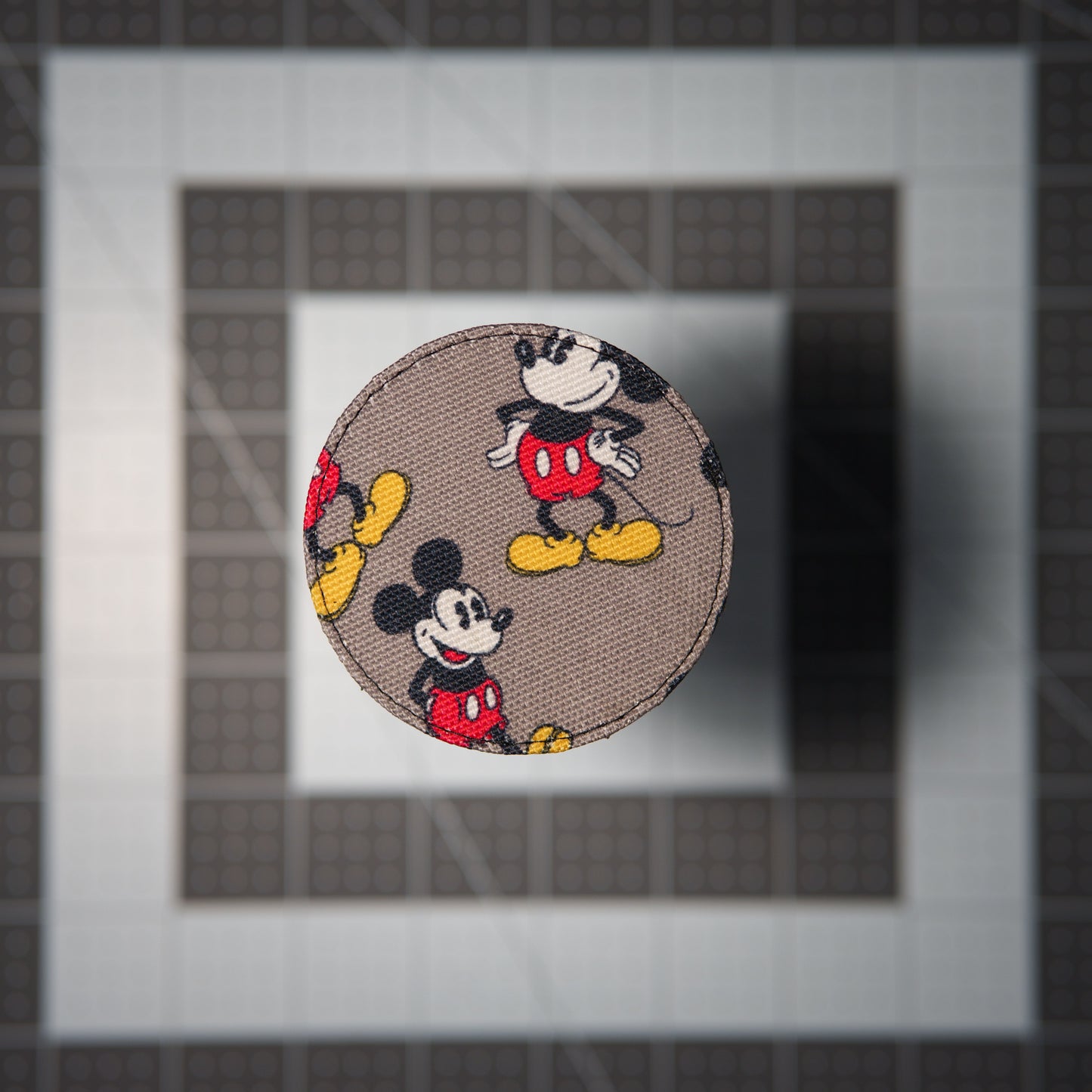 Mouse Pose Patches (Salvaged Fabric)