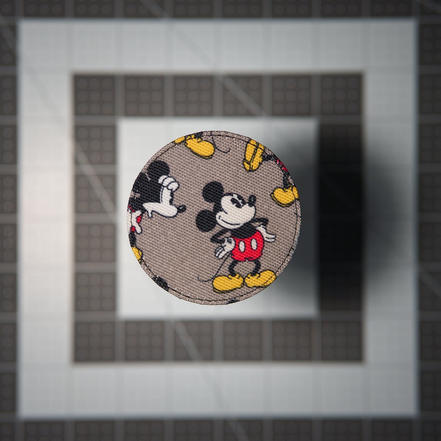 Mouse Pose Patches (Salvaged Fabric)