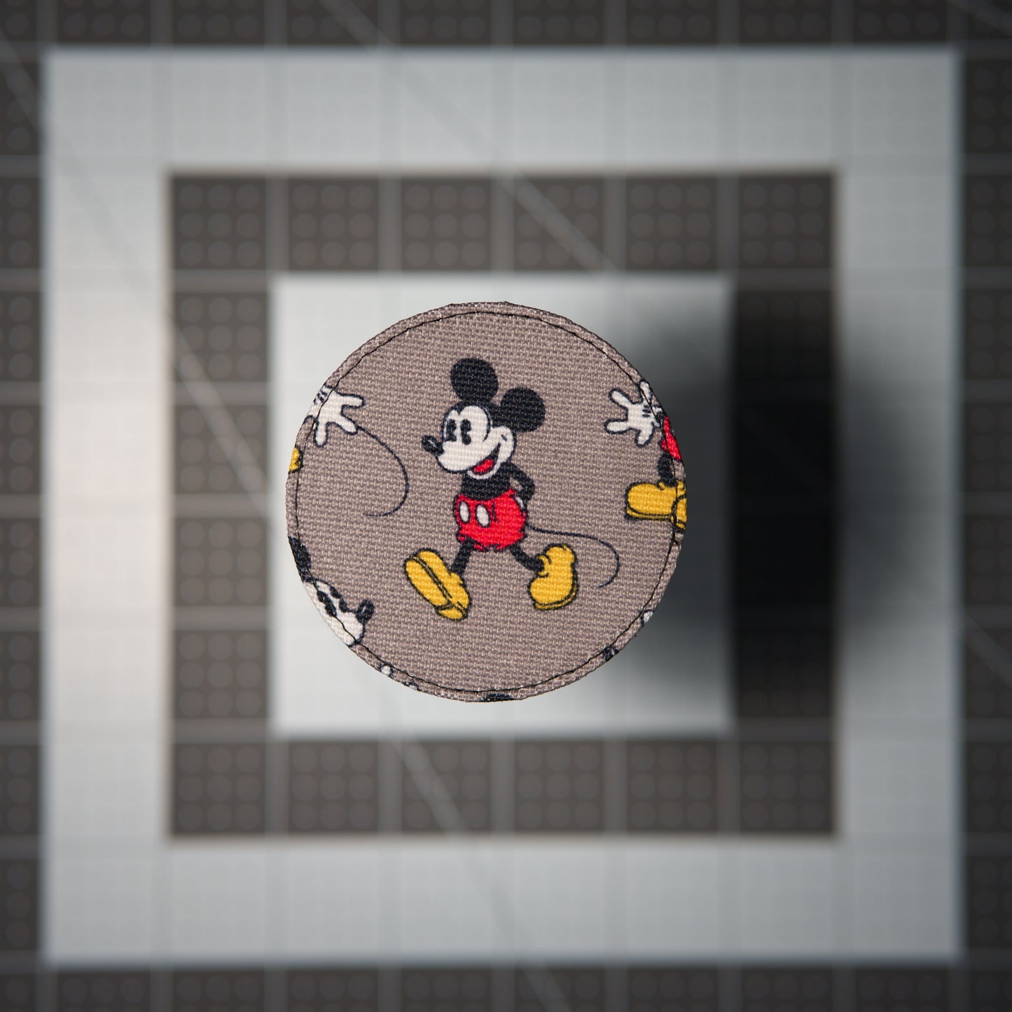 Mouse Pose Patches (Salvaged Fabric)