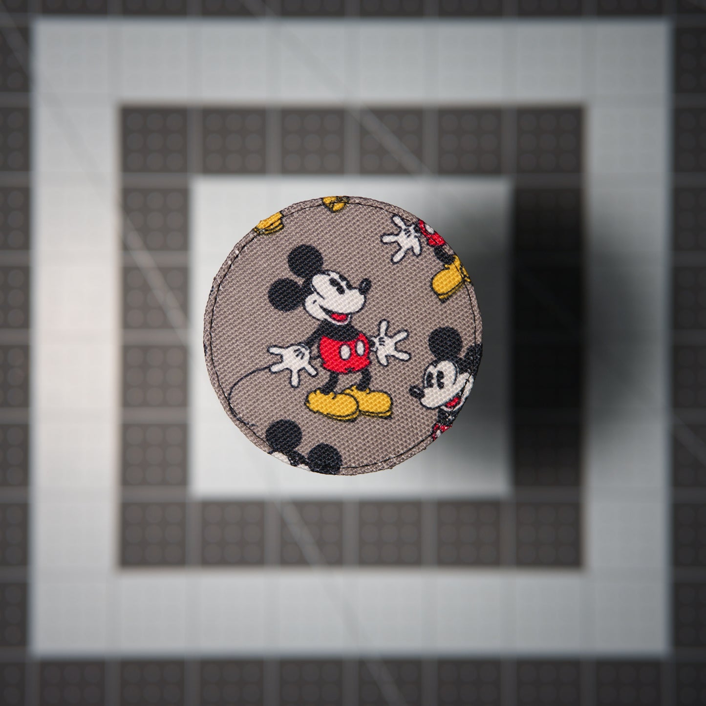 Mouse Pose Patches (Salvaged Fabric)