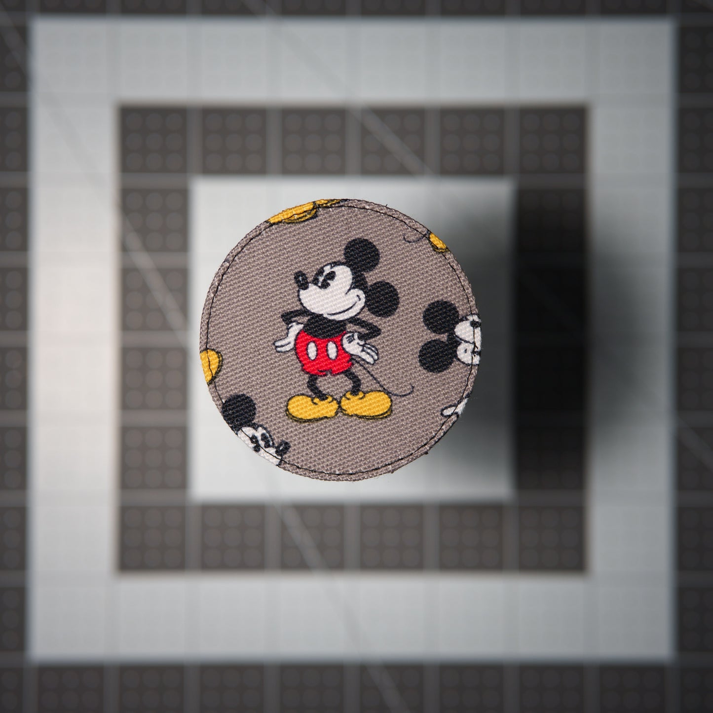 Mouse Pose Patches (Salvaged Fabric)