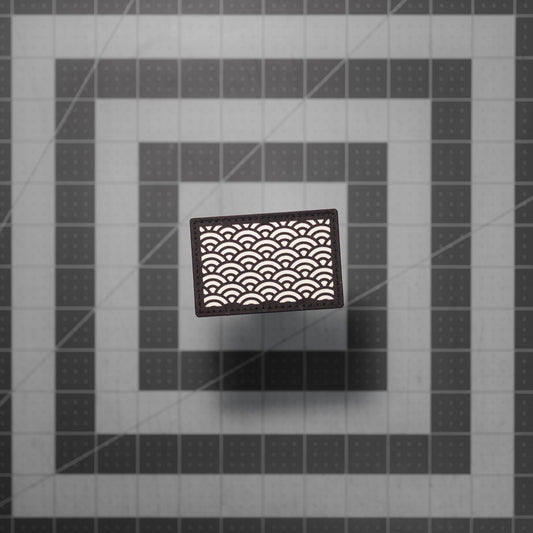 Seigaiha (Wave) Pattern Patch