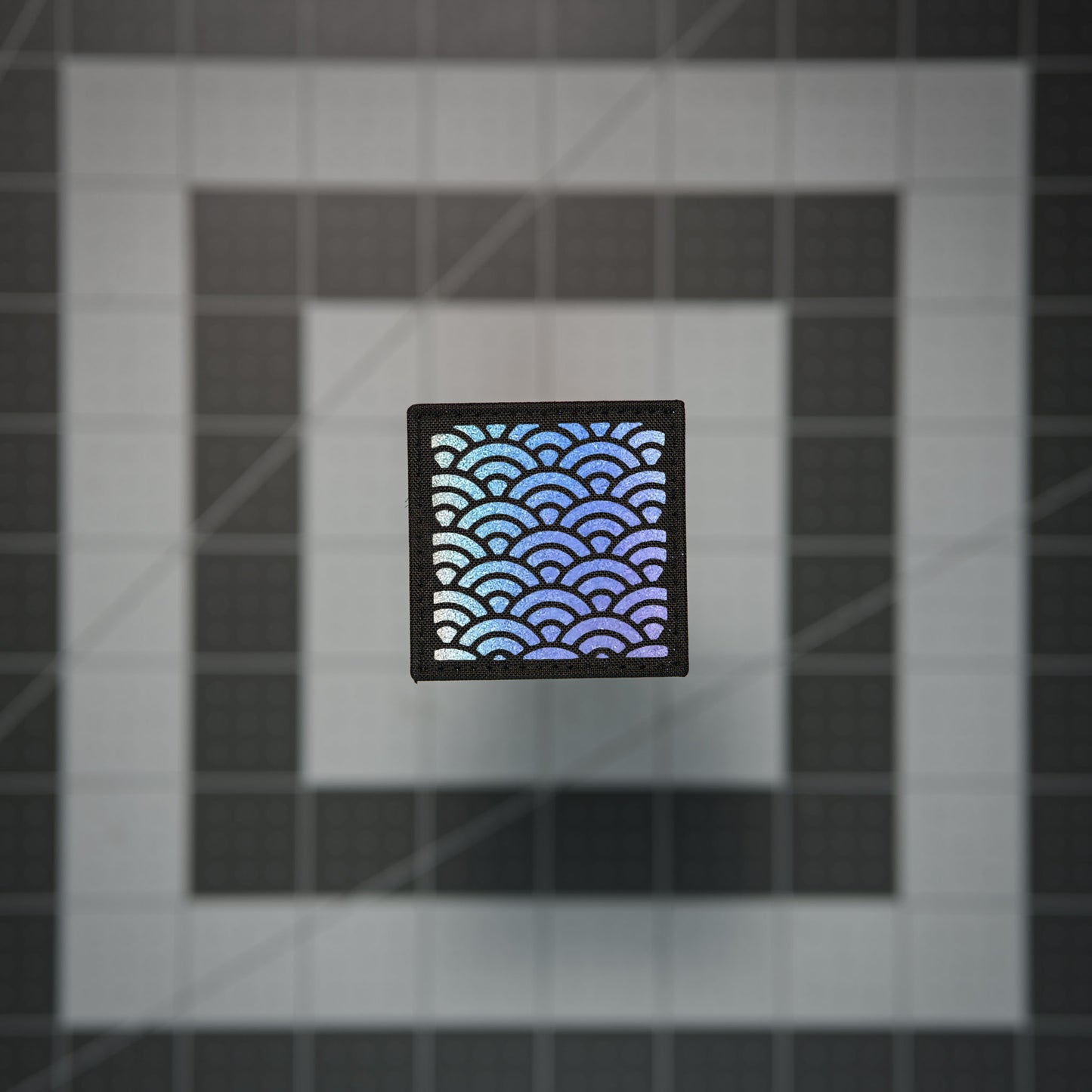 Seigaiha (Wave) Pattern Patch