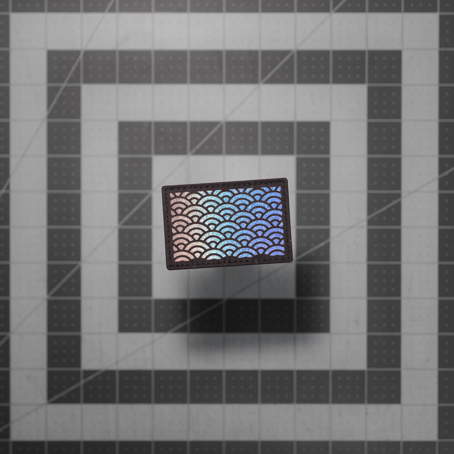 Seigaiha (Wave) Pattern Patch